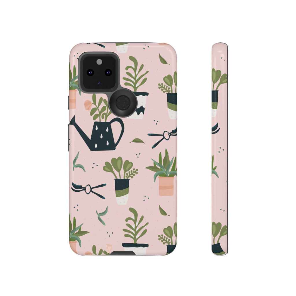 Floral Phone Case, Cute Plant Lover Case, Gift for Gardeners, Phone Cover, Green Thumb Accessories, Mother's Day Gift