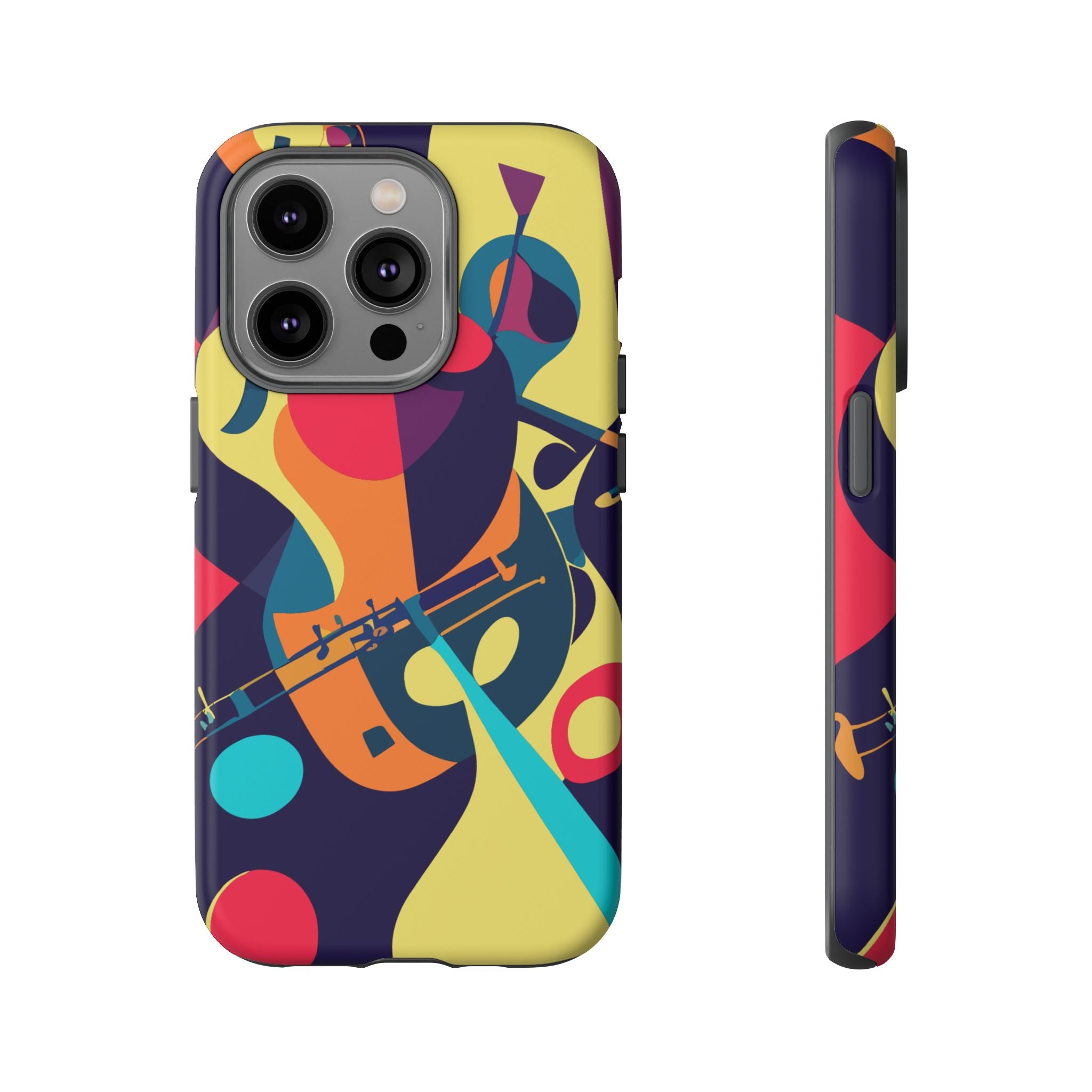 Vibrant Guitar Phone Case - Tough Cases for Music Lovers, Colorful Phone Cover, Gifts for Musicians, Artistic Mobile Accessories, [...]