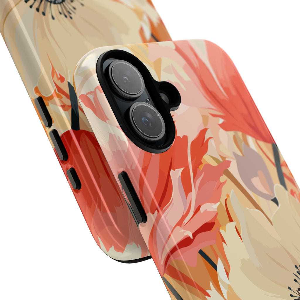 Floral Phone Case, Tough Protective Cover for Floral Lovers, Perfect Gift for Friends, Spring Celebration, Art Lovers Gift