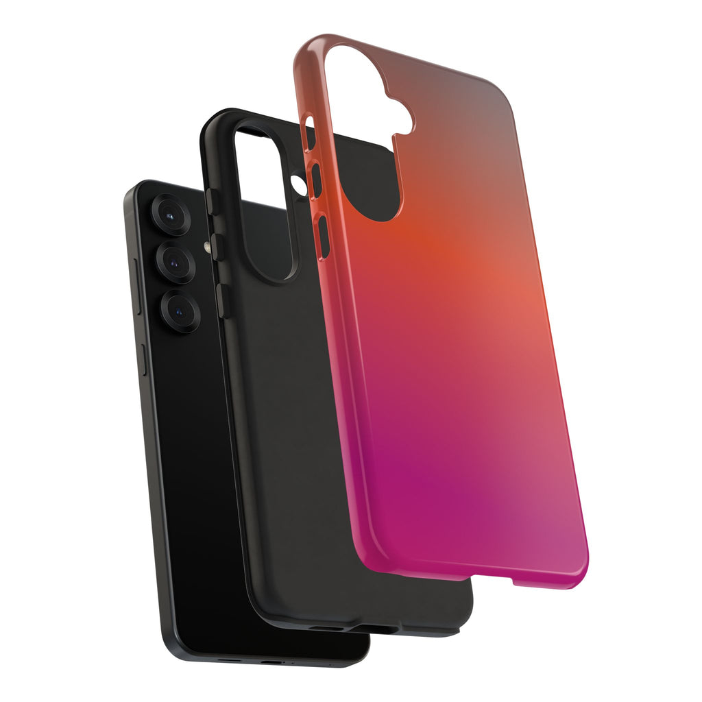 Gradient Phone Case, Custom Tough Case, Durable Phone Accessory, Vibrant Design, Gift for Tech Lovers, Birthday and Holiday Present