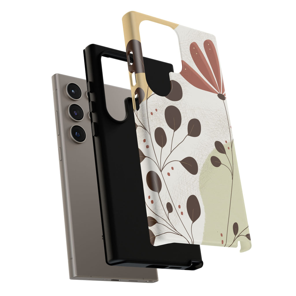 Floral Phone Case - Stylish Tough Cases for Women, Trendy Phone Cover, Gift for Her, Birthday Present, Everyday Use