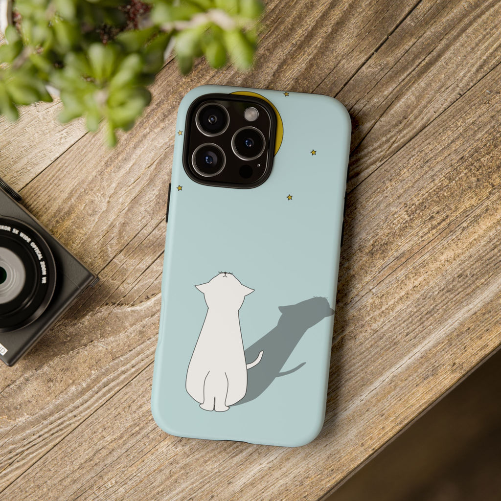 Cute Cat Phone Case, Tough Phone Cover, Pet Lover Gift, Unique Case, Animal Decor, Birthday Gift