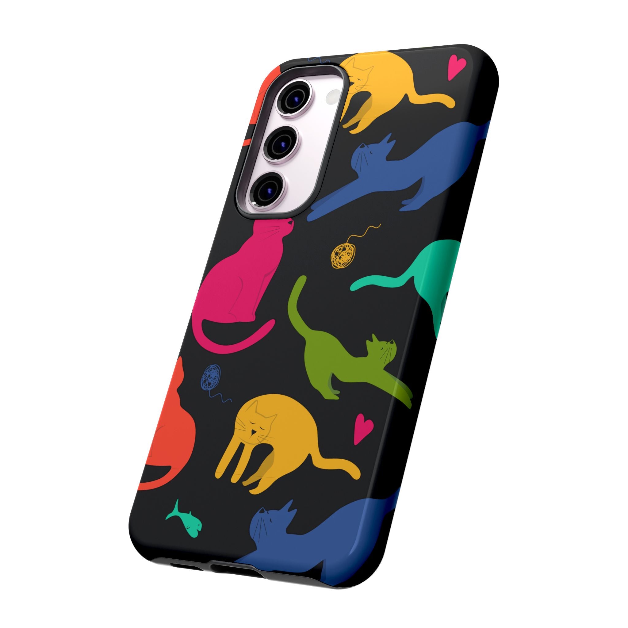 Colorful Cat Phone Case - Fun Pet Lover Accessory, Paw-some Gift for Cat Owners, Colorful Protective Cover, Cute Animal Phone [...]