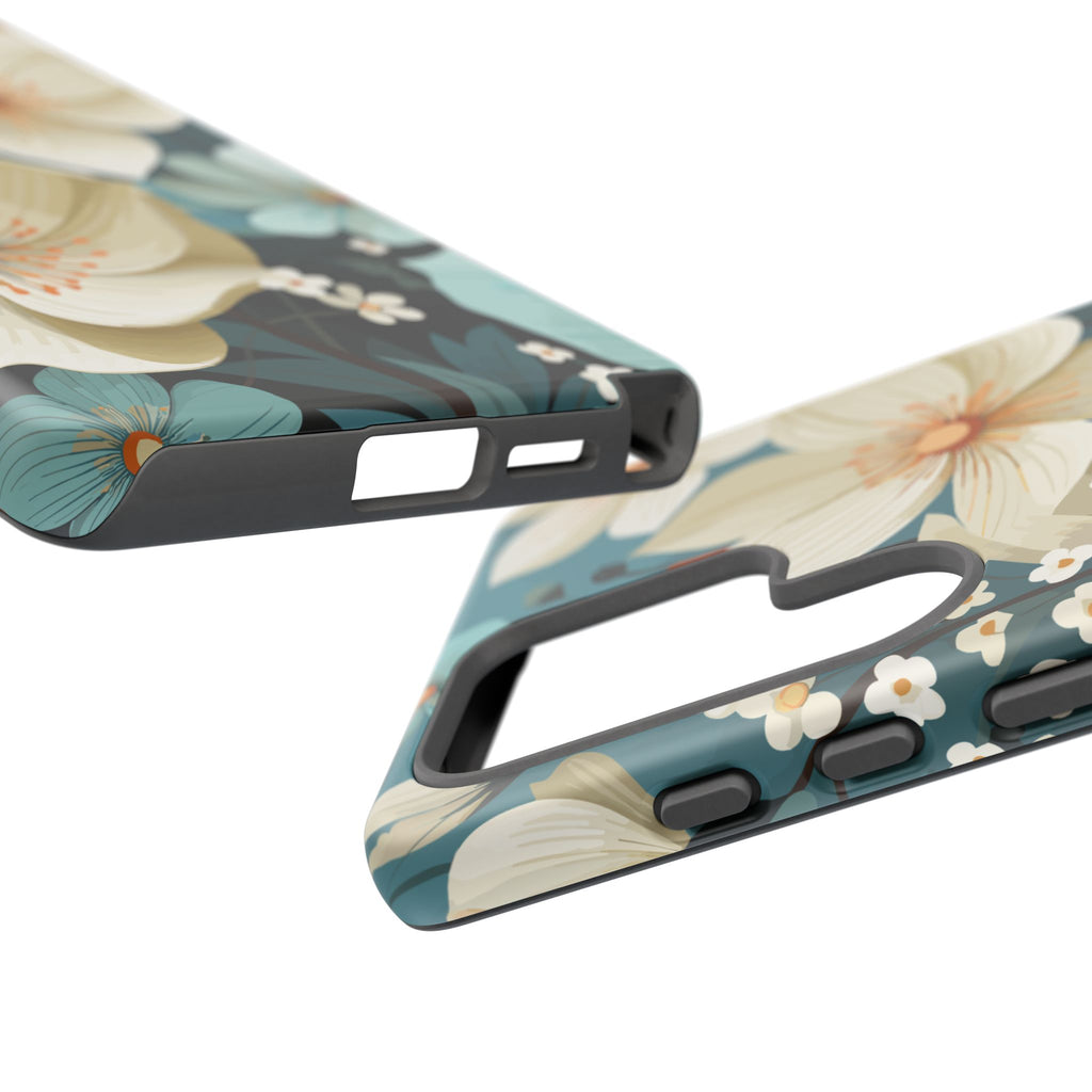 Floral Phone Case, Stylish Tough Cases with Botanical Design, Flower Print Phone Cover, Gifts for Nature Lovers, Eco-Friendly Mobile Cover