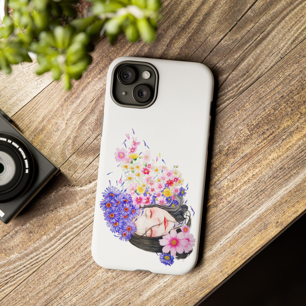 Floral Phone Case | Tough Cases | Cute Floral Design, Gift for Her, Spring Accessory, Mother's Day Gift, Stylish Protection