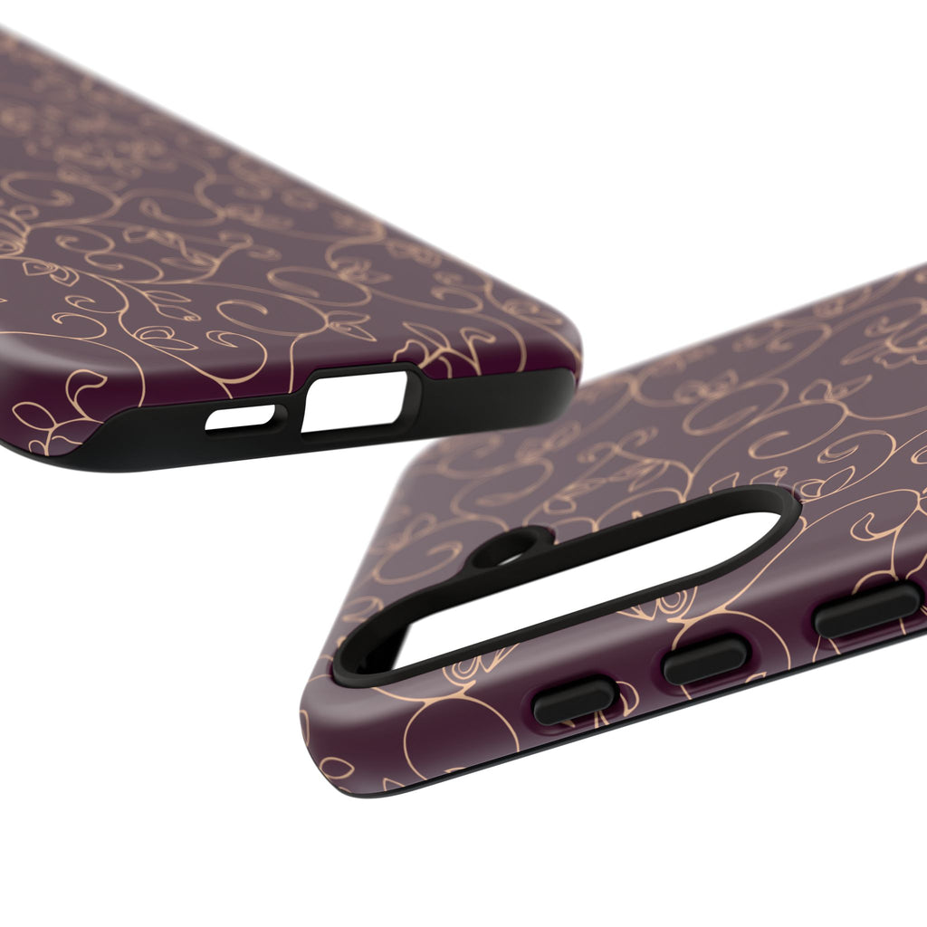 Elegant Floral Phone Case | Durable Mobile Cover, Gift for Her, Floral Design, Stylish Accessory, Phone Protection