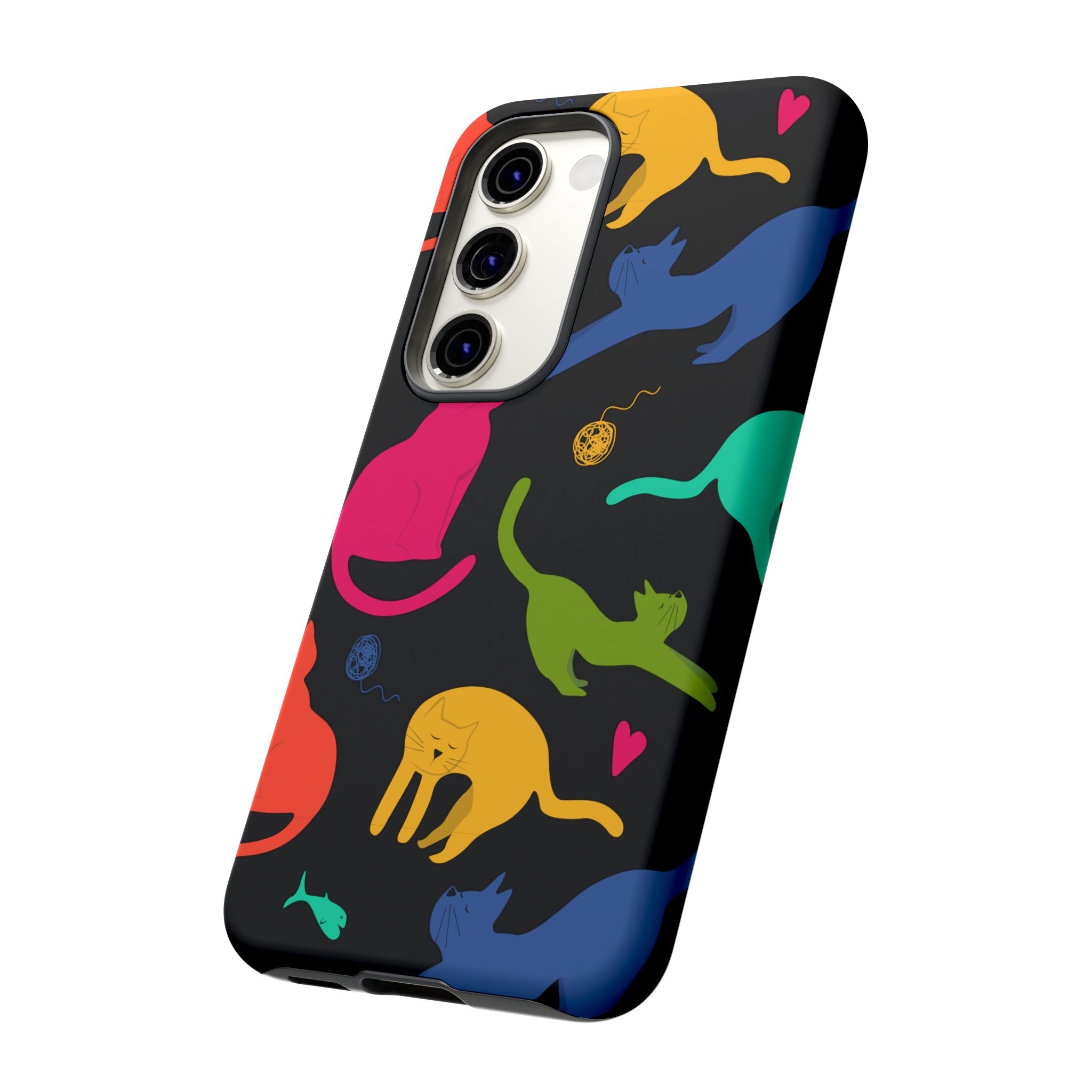 Colorful Cat Phone Case - Fun Pet Lover Accessory, Paw-some Gift for Cat Owners, Colorful Protective Cover, Cute Animal Phone [...]