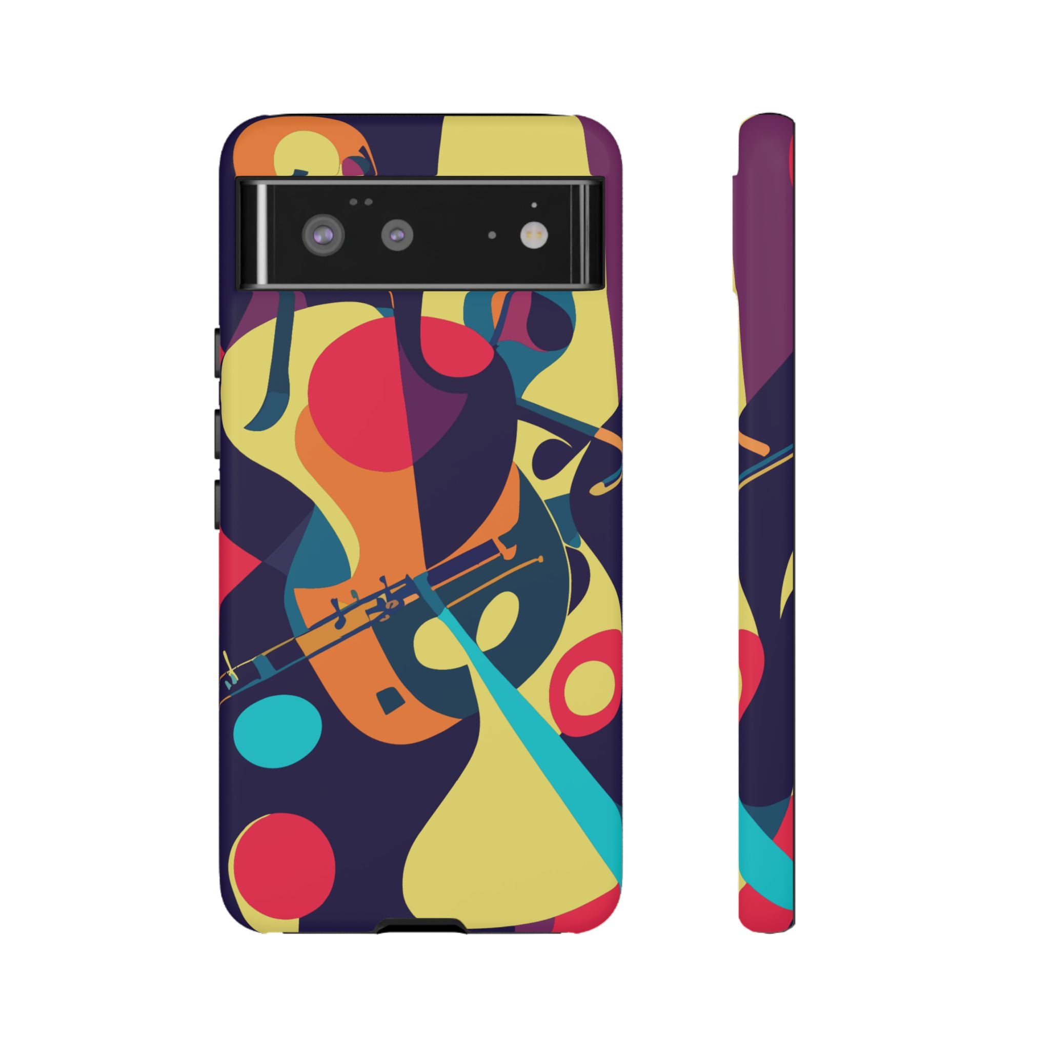 Vibrant Guitar Phone Case - Tough Cases for Music Lovers, Colorful Phone Cover, Gifts for Musicians, Artistic Mobile Accessories, [...]