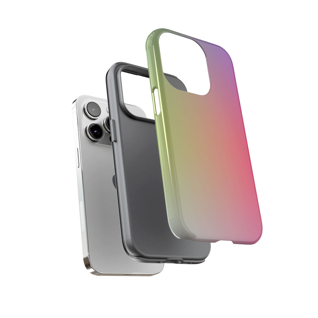 Gradient Phone Case, Tough Cases, Colorful Tech Accessory, Modern Phone Protection, Trendy Gift for Friends, Birthday, Holidays