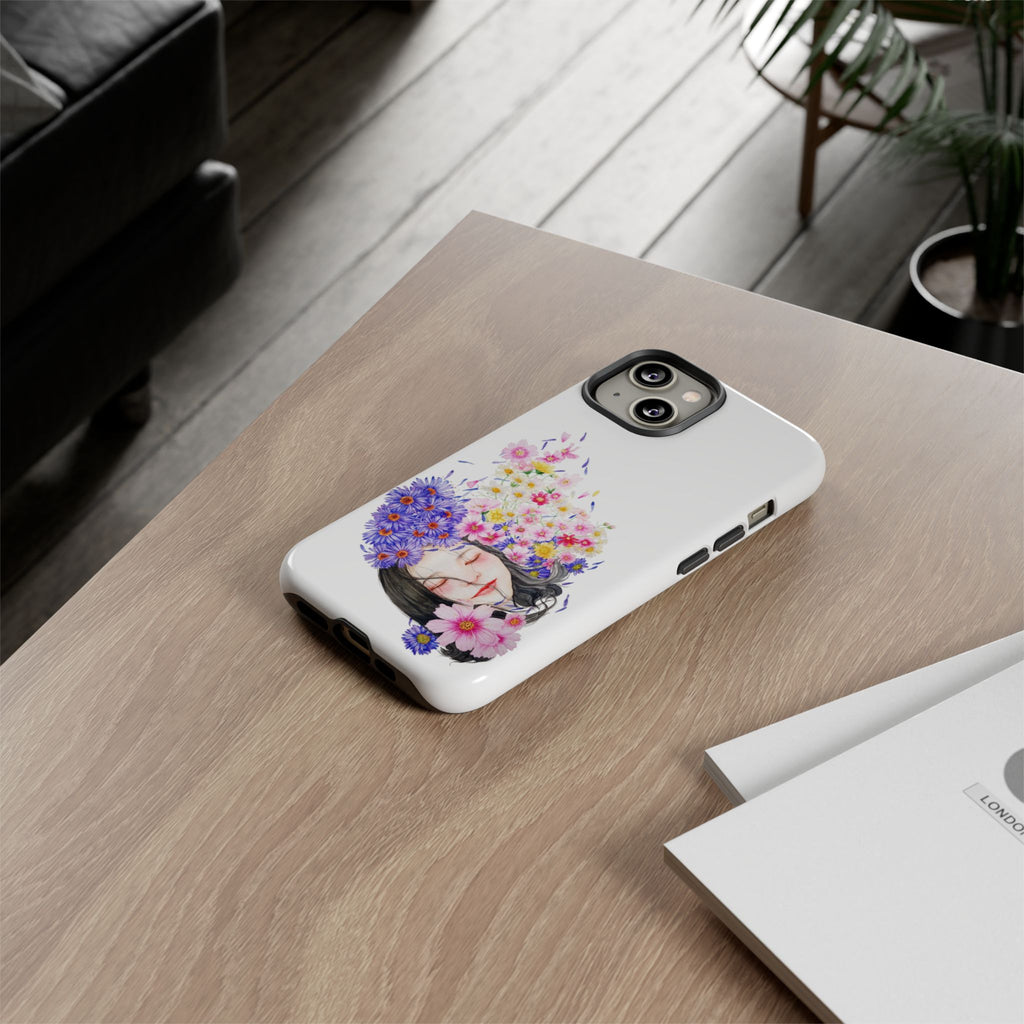Floral Phone Case | Tough Cases | Cute Floral Design, Gift for Her, Spring Accessory, Mother's Day Gift, Stylish Protection