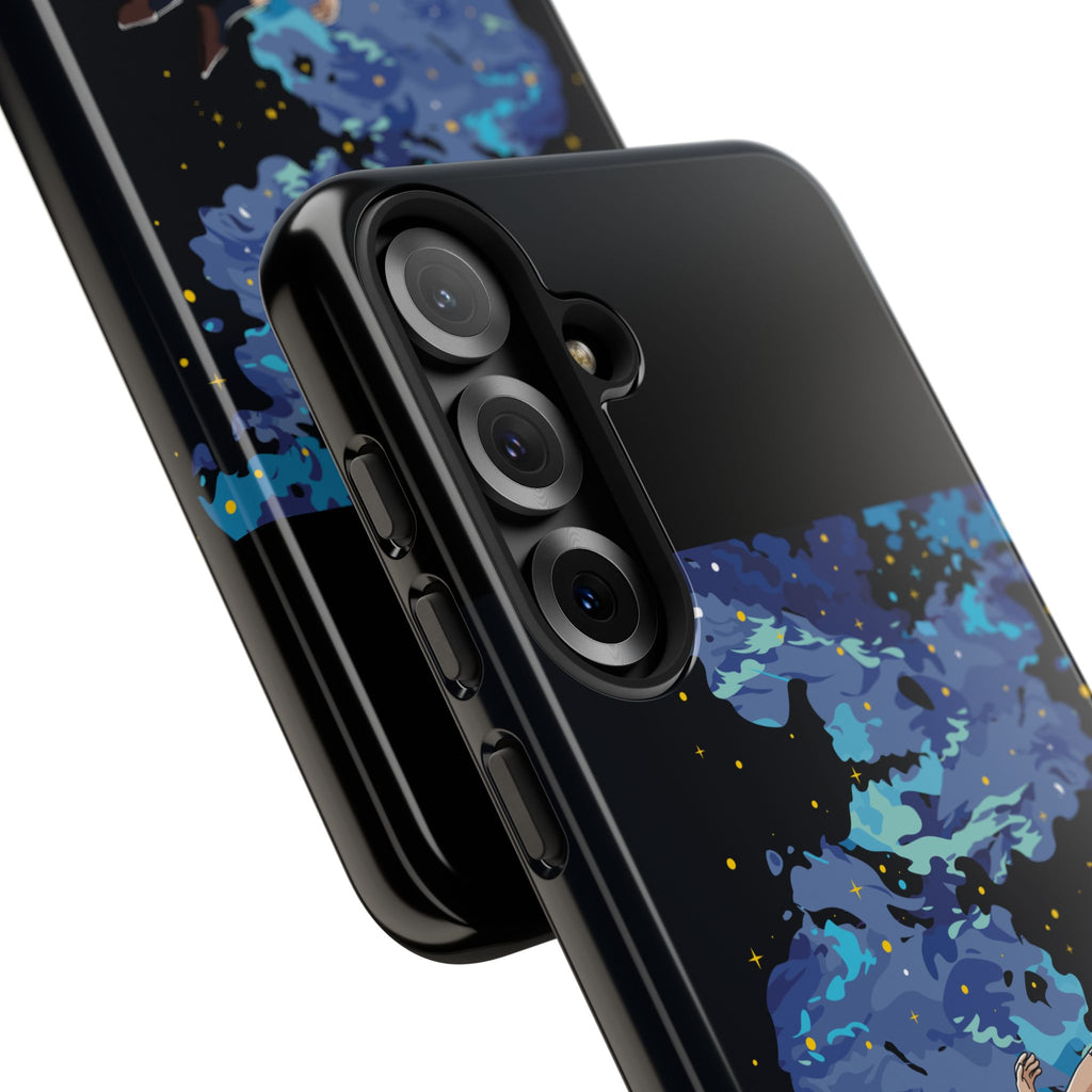 Tough Cases Phone Case - Artistic Galaxy Design, Cute Sleeve for Teens, Gift for Students, Unique Mobile Accessory, Trendy Tech Protection