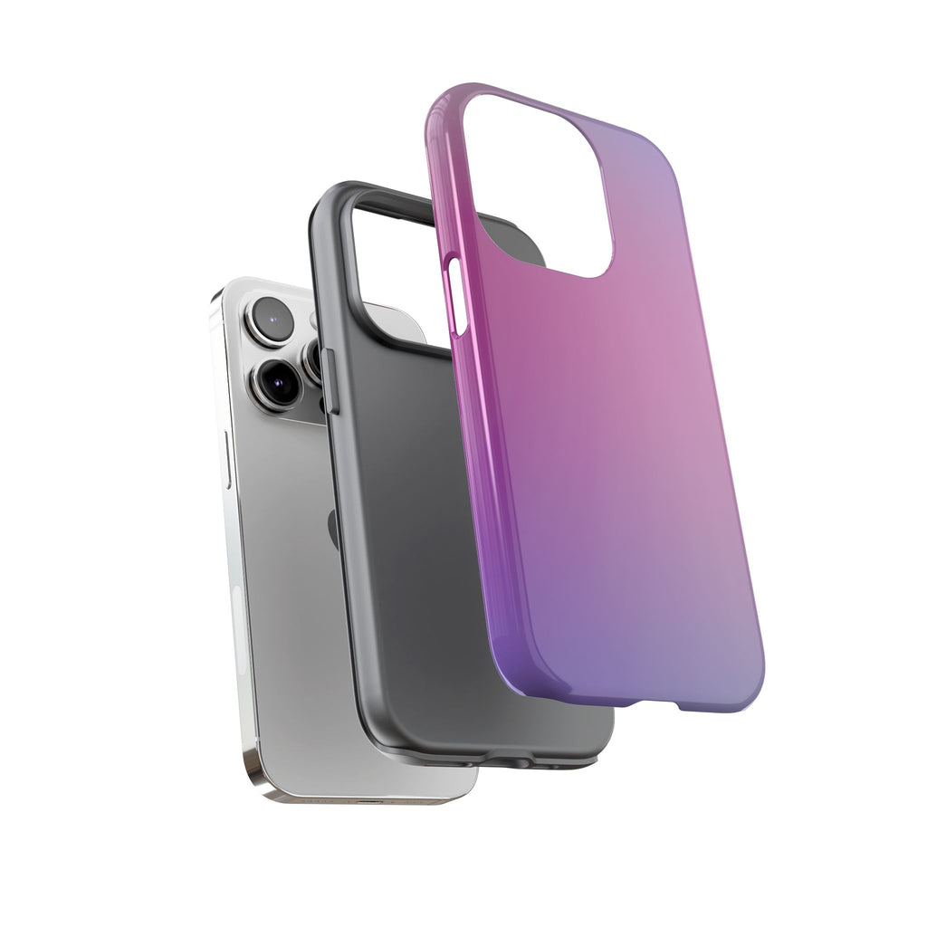 Stylish Phone Case, Tough Phone Cover, Gradient Phone Protector, Customizable Phone Shell, Durable Phone Accessory