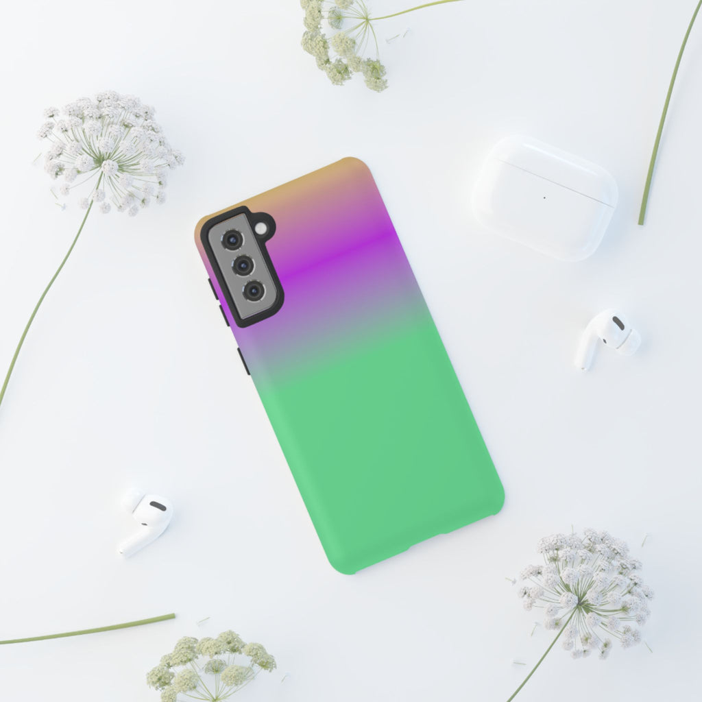 Vibrant Phone Case, Stylish Tech Accessory, Fun Gift Idea, Unique Mobile Cover, Trendy Gradient Design