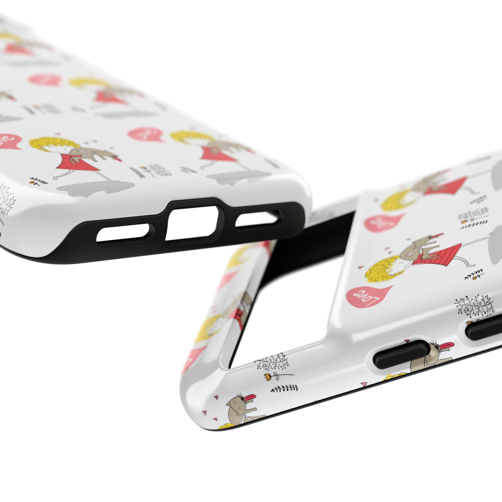 Love-Themed Phone Case | Cute Pet Lover Accessory, Perfect Gift for Birthdays, Anniversaries, Animal Lovers, Valentine's Day