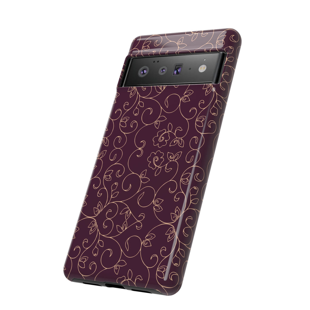 Elegant Floral Phone Case | Durable Mobile Cover, Gift for Her, Floral Design, Stylish Accessory, Phone Protection