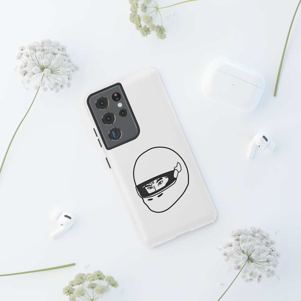 Stylish Phone Case with Racing Helmet Design | Tough Cases | Unique Gift, Motorcycle Enthusiast, Race Lover, Custom Accessory, Everyday Use