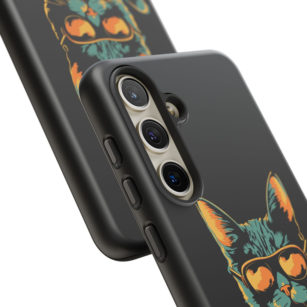Cool Cat Phone Case, Stylish Phone Cover, Pet Lover Gift, Cute Cat Design, Fun Cat Accessories