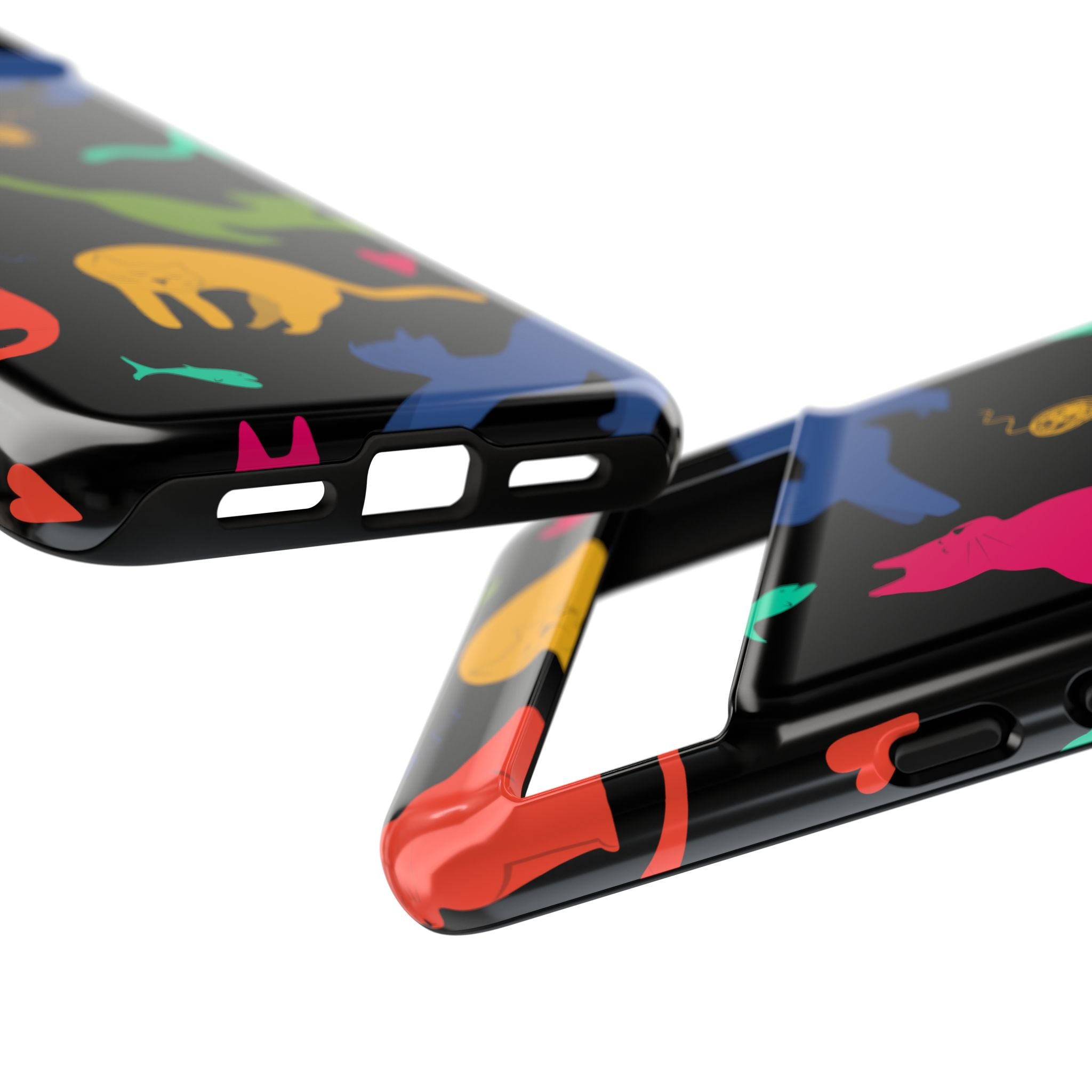 Colorful Cat Phone Case - Fun Pet Lover Accessory, Paw-some Gift for Cat Owners, Colorful Protective Cover, Cute Animal Phone [...]