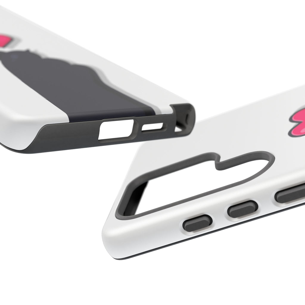 Cute Cat Love Phone Case, Tough Cell Phone Cover, Animal Lover Gifts, Pet Parent Accessories, Valentine's Day Essentials
