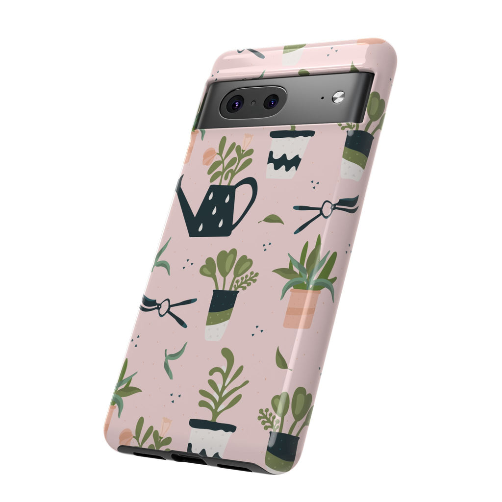 Floral Phone Case, Cute Plant Lover Case, Gift for Gardeners, Phone Cover, Green Thumb Accessories, Mother's Day Gift