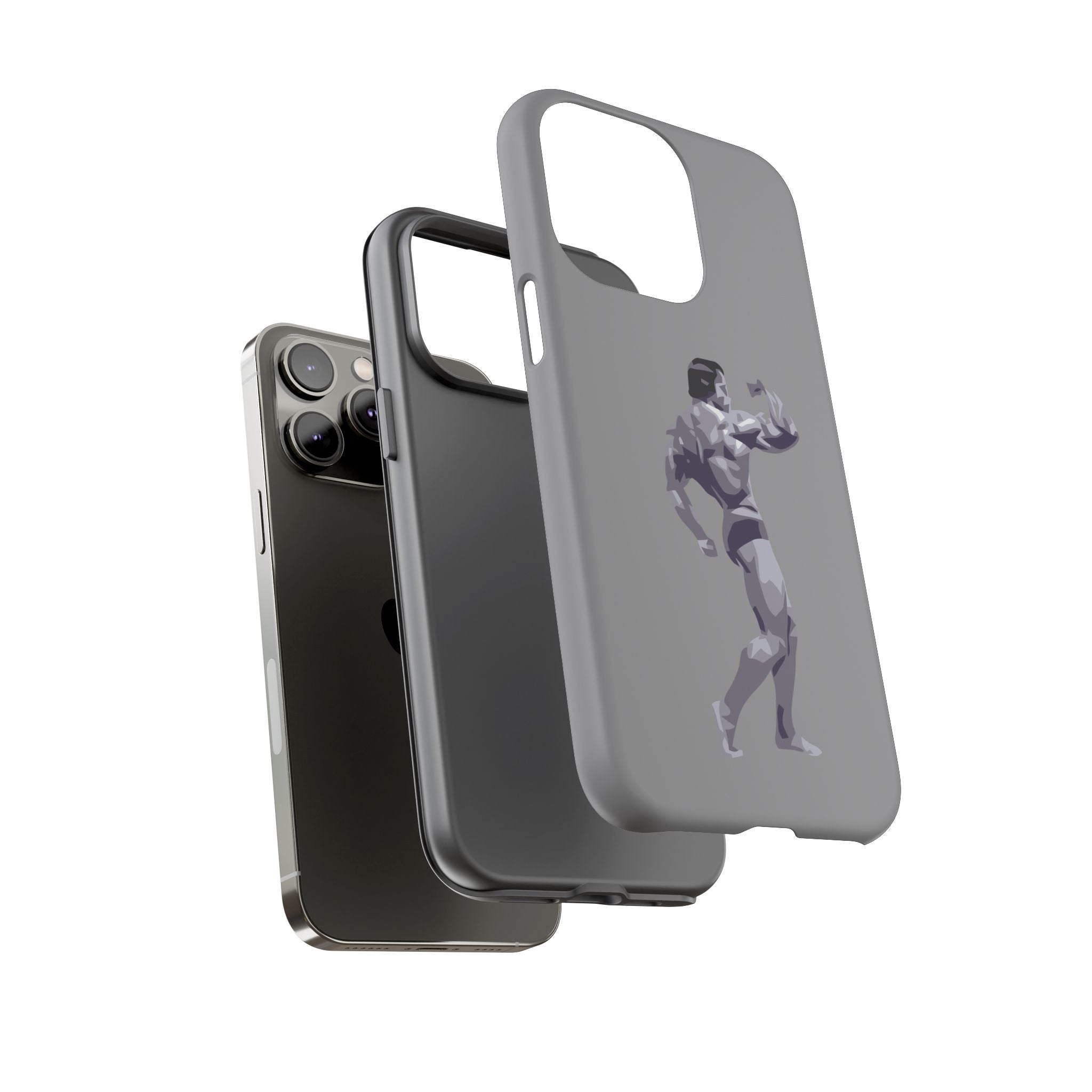 Muscle Man Phone Case - Tough Cases, Martial Arts Gift, Gym Lover Accessories, Inspirational Phone Cover, Unique Tech Gift