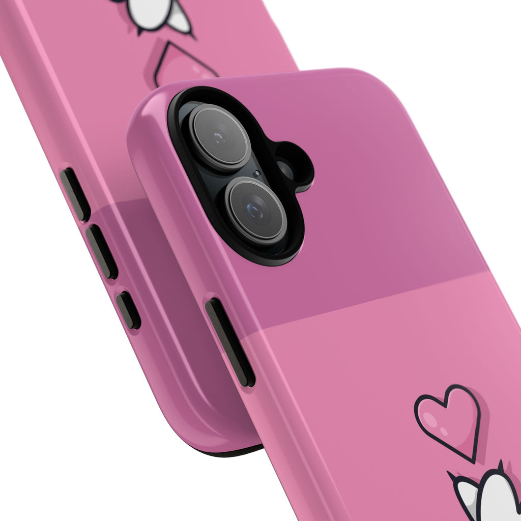 Cute Cat Paw Phone Case, Playful Pet Lover Gift, Animal Print Phone Cover, Heart Design Case, Fun Feminine Case, Kawaii Style