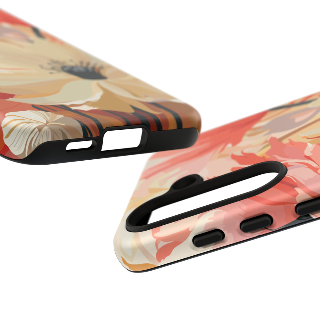 Floral Phone Case, Tough Protective Cover for Floral Lovers, Perfect Gift for Friends, Spring Celebration, Art Lovers Gift