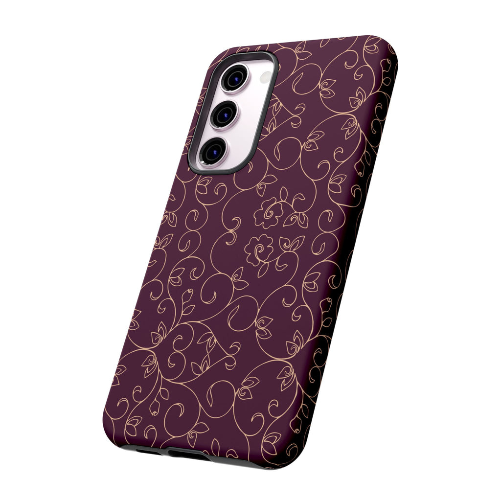 Elegant Floral Phone Case | Durable Mobile Cover, Gift for Her, Floral Design, Stylish Accessory, Phone Protection
