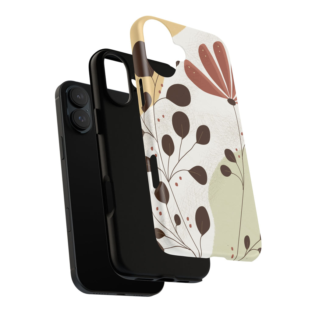 Floral Phone Case - Stylish Tough Cases for Women, Trendy Phone Cover, Gift for Her, Birthday Present, Everyday Use