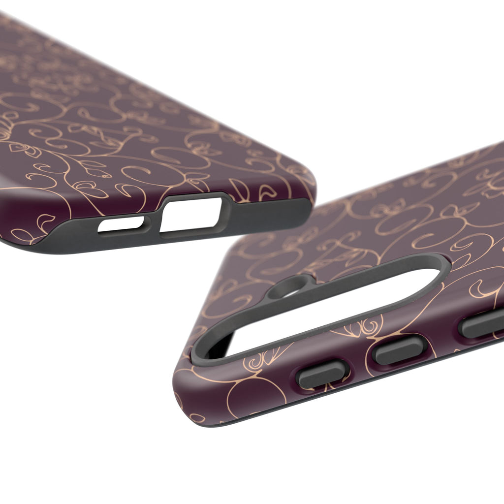 Elegant Floral Phone Case | Durable Mobile Cover, Gift for Her, Floral Design, Stylish Accessory, Phone Protection