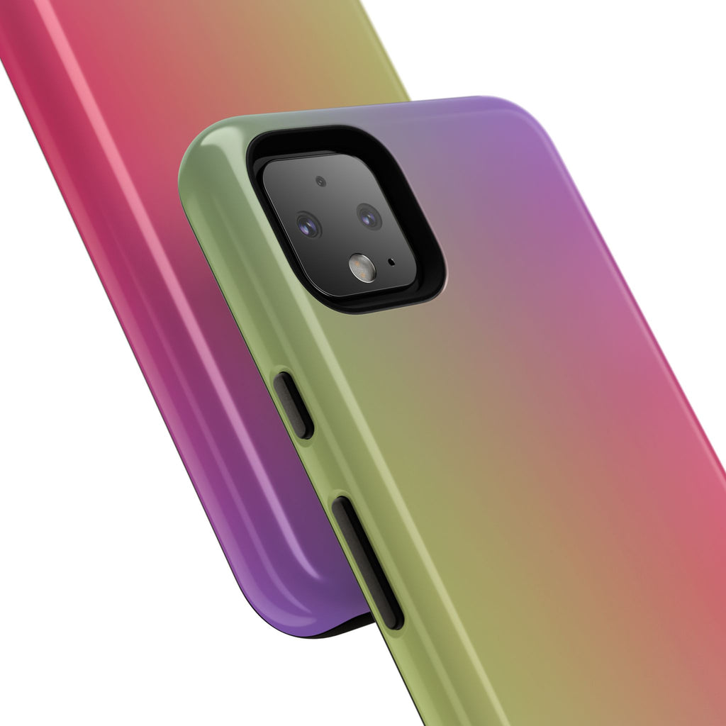 Gradient Phone Case, Tough Cases, Colorful Tech Accessory, Modern Phone Protection, Trendy Gift for Friends, Birthday, Holidays