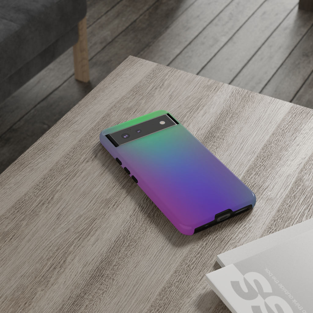 Gradient Phone Case, Durable Phone Protector, Trendy Cell Phone Accessory, Gift for Tech Lovers, Stylish Mobile Case
