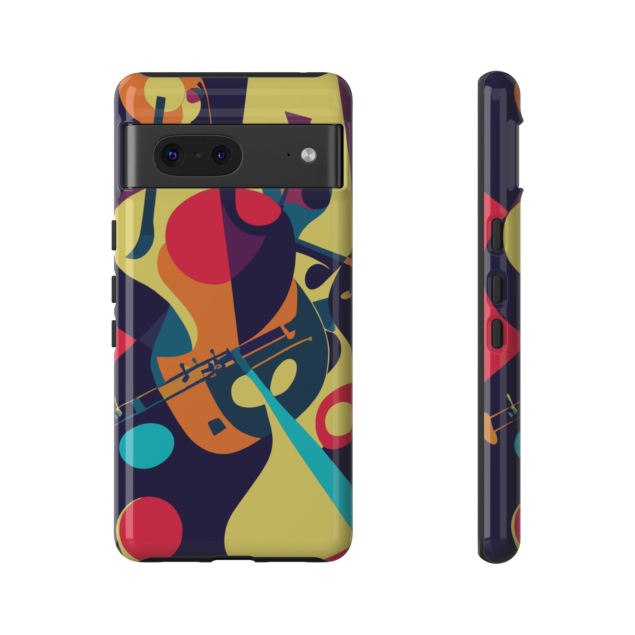 Vibrant Guitar Phone Case - Tough Cases for Music Lovers, Colorful Phone Cover, Gifts for Musicians, Artistic Mobile Accessories, [...]