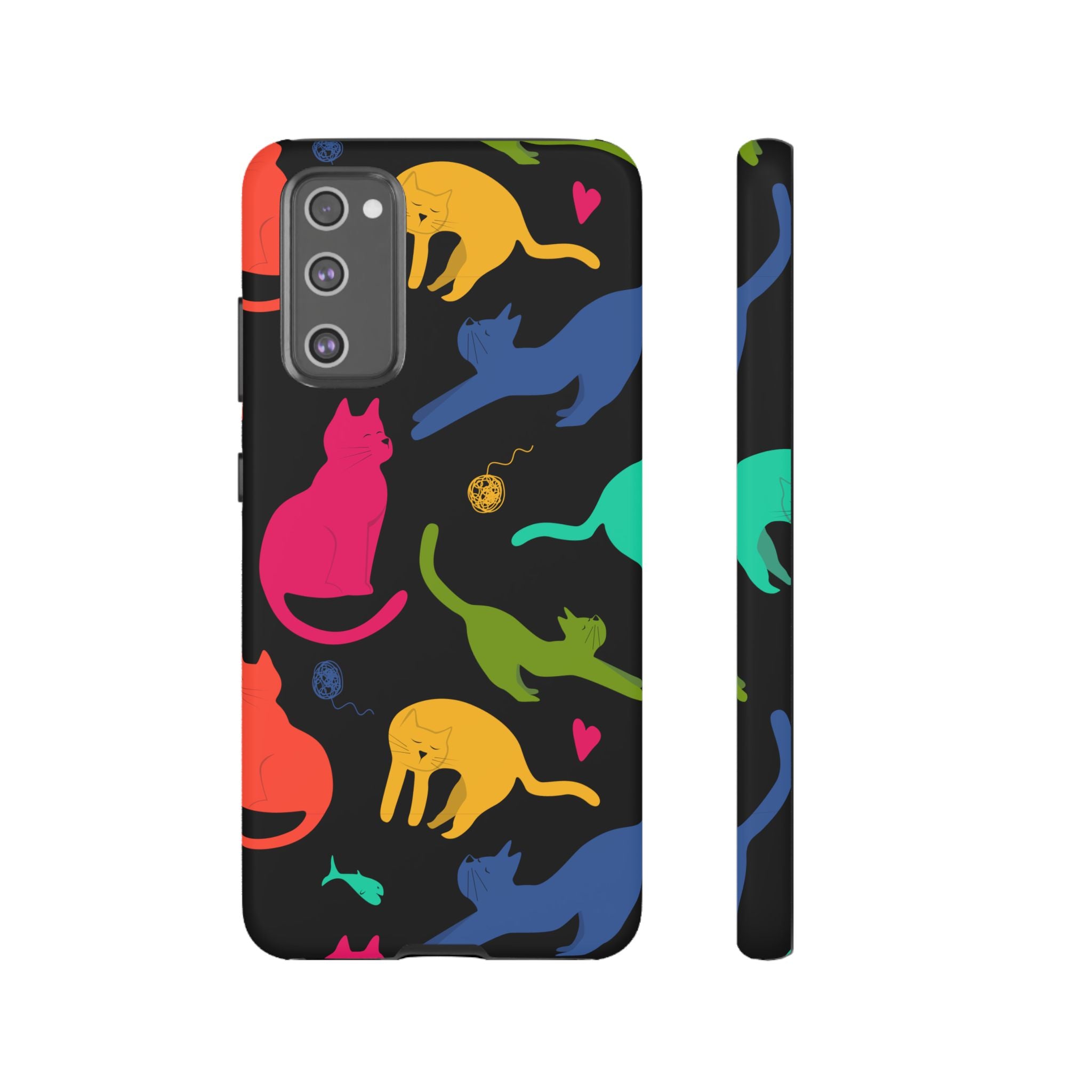 Colorful Cat Phone Case - Fun Pet Lover Accessory, Paw-some Gift for Cat Owners, Colorful Protective Cover, Cute Animal Phone [...]