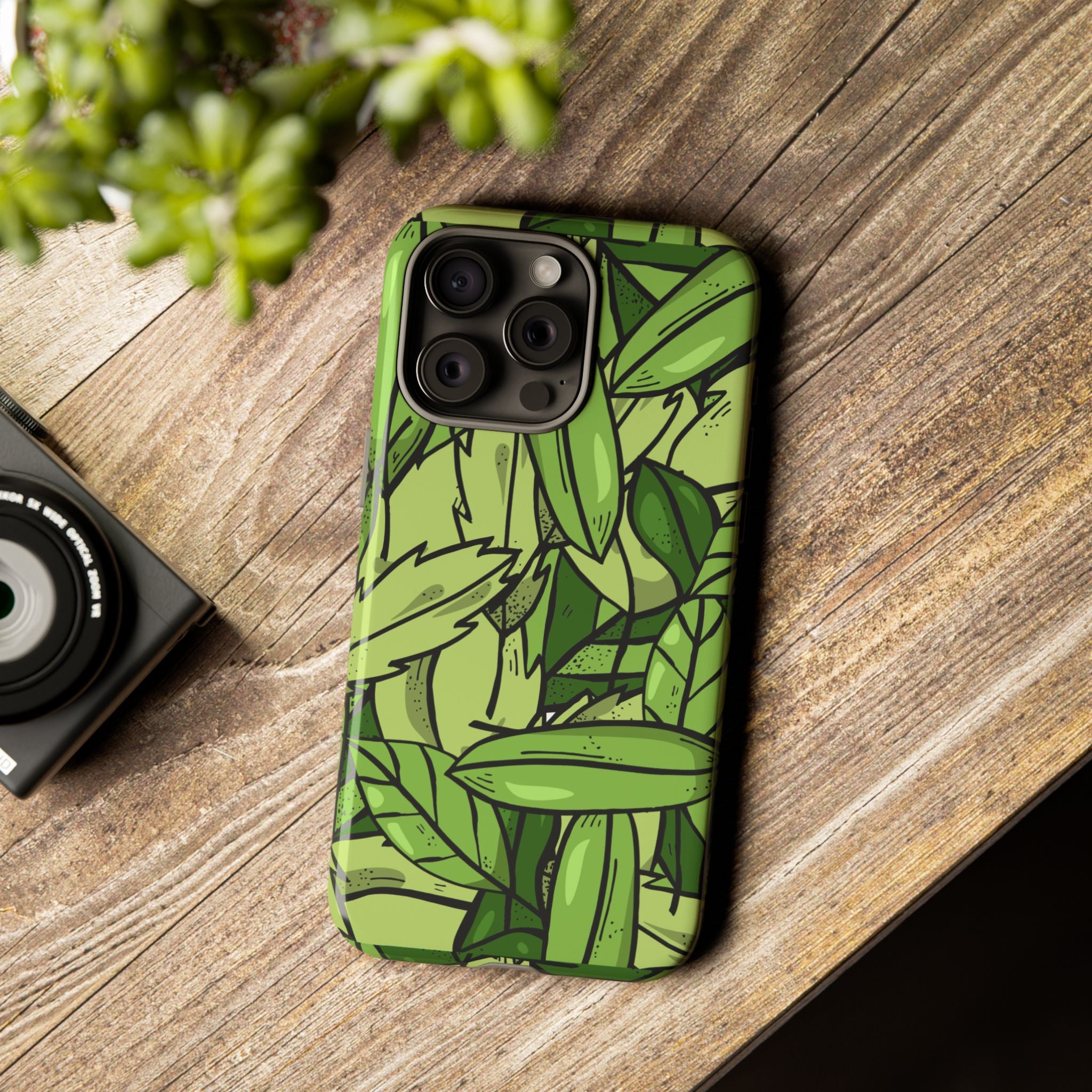 Leafy Green Phone Case - Tough Cases, Eco-Friendly Gadget Cover, Nature-Inspired Accessories, Unique Gift for Nature Lovers, Stylish [...]