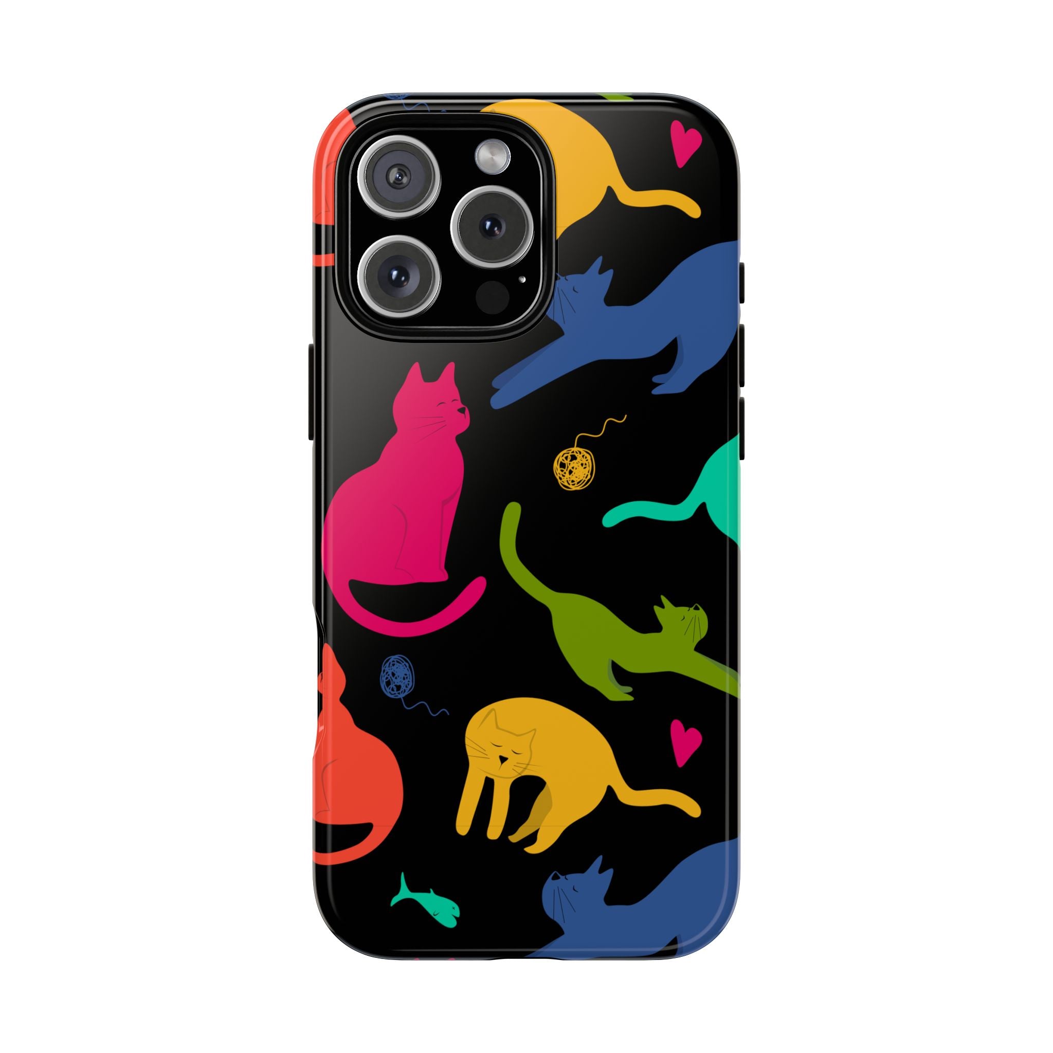 Colorful Cat Phone Case - Fun Pet Lover Accessory, Paw-some Gift for Cat Owners, Colorful Protective Cover, Cute Animal Phone [...]