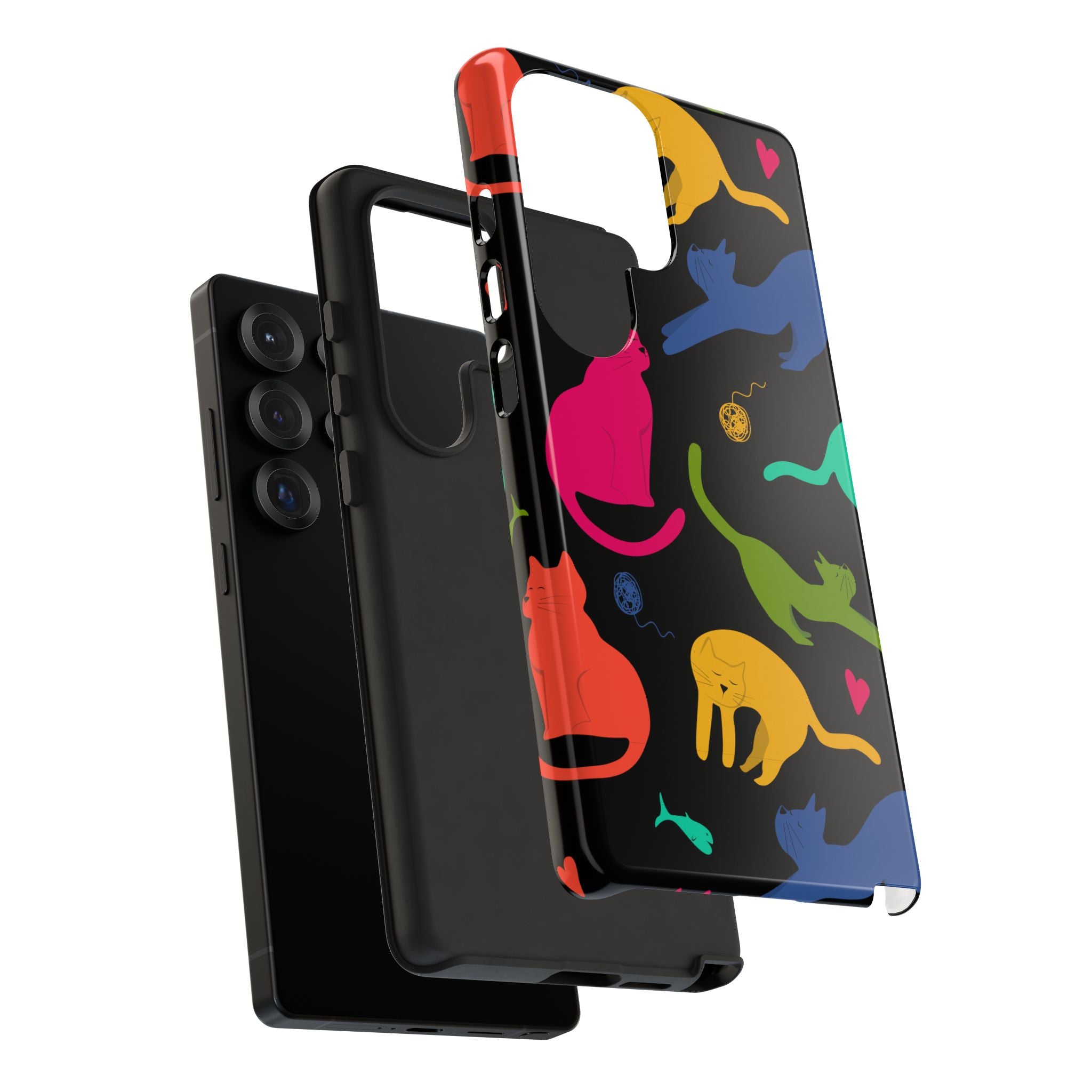 Colorful Cat Phone Case - Fun Pet Lover Accessory, Paw-some Gift for Cat Owners, Colorful Protective Cover, Cute Animal Phone [...]