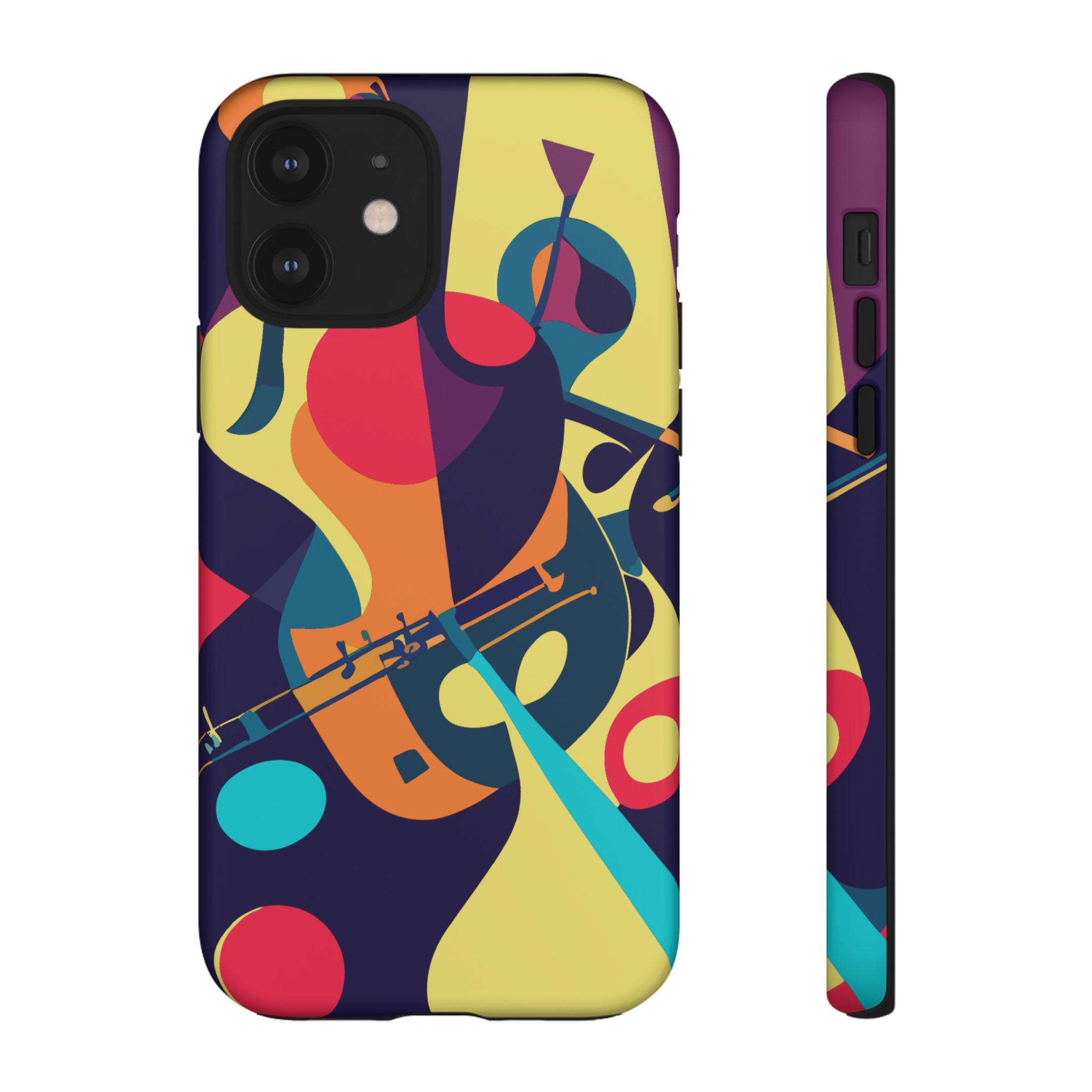 Vibrant Guitar Phone Case - Tough Cases for Music Lovers, Colorful Phone Cover, Gifts for Musicians, Artistic Mobile Accessories, [...]