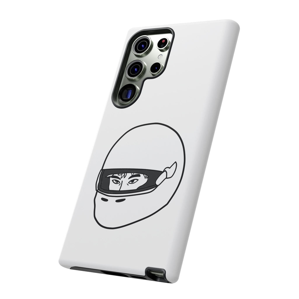 Stylish Phone Case with Racing Helmet Design | Tough Cases | Unique Gift, Motorcycle Enthusiast, Race Lover, Custom Accessory, Everyday Use