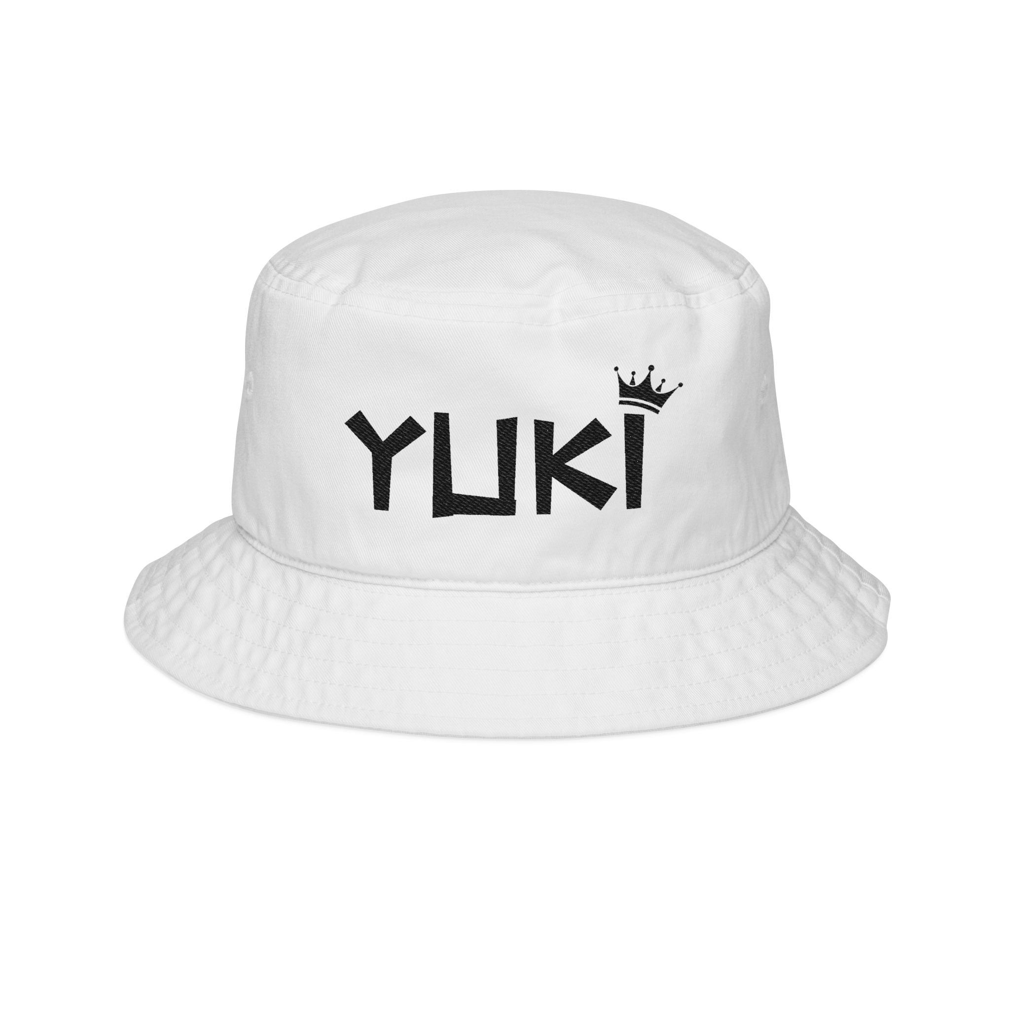 Flower Embroidered Bucket Hat for TSU 22 - Yuki King