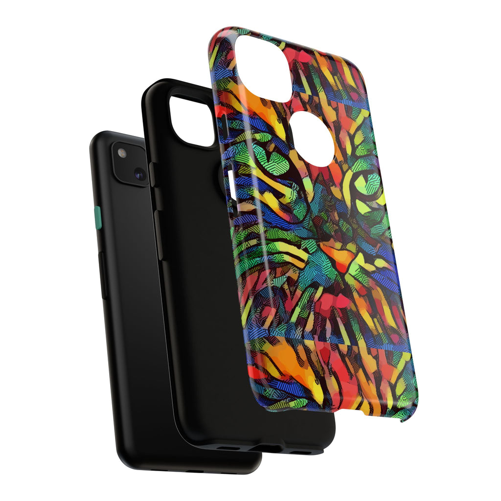 Colorful Phone Cases for Vibrant Style - Tough Cases, Unique Gifts, Animal Print, Artistic Design, Phone Accessories, Eco-Friendly