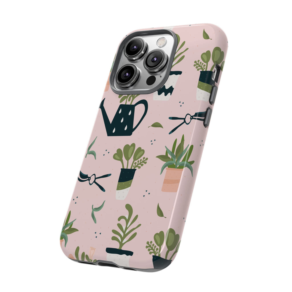 Floral Phone Case, Cute Plant Lover Case, Gift for Gardeners, Phone Cover, Green Thumb Accessories, Mother's Day Gift