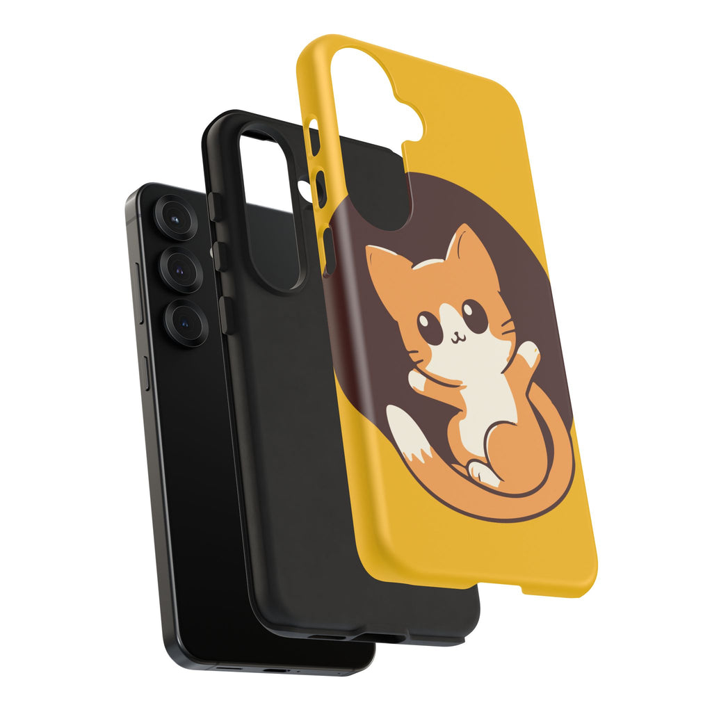 Cute Cat Phone Case | Tough Cases for Cat Lovers, Animal Design, Fun Gift, Unique Case, Durable Protection