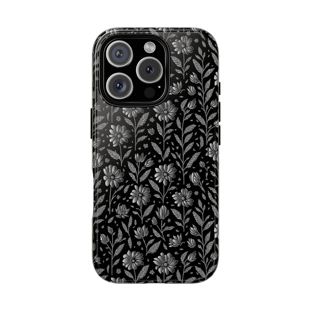 Stylish Floral Phone Case, Tough Floral Case, Botanical Phone Cover, Durable Floral Phone Protector, Gift for Her