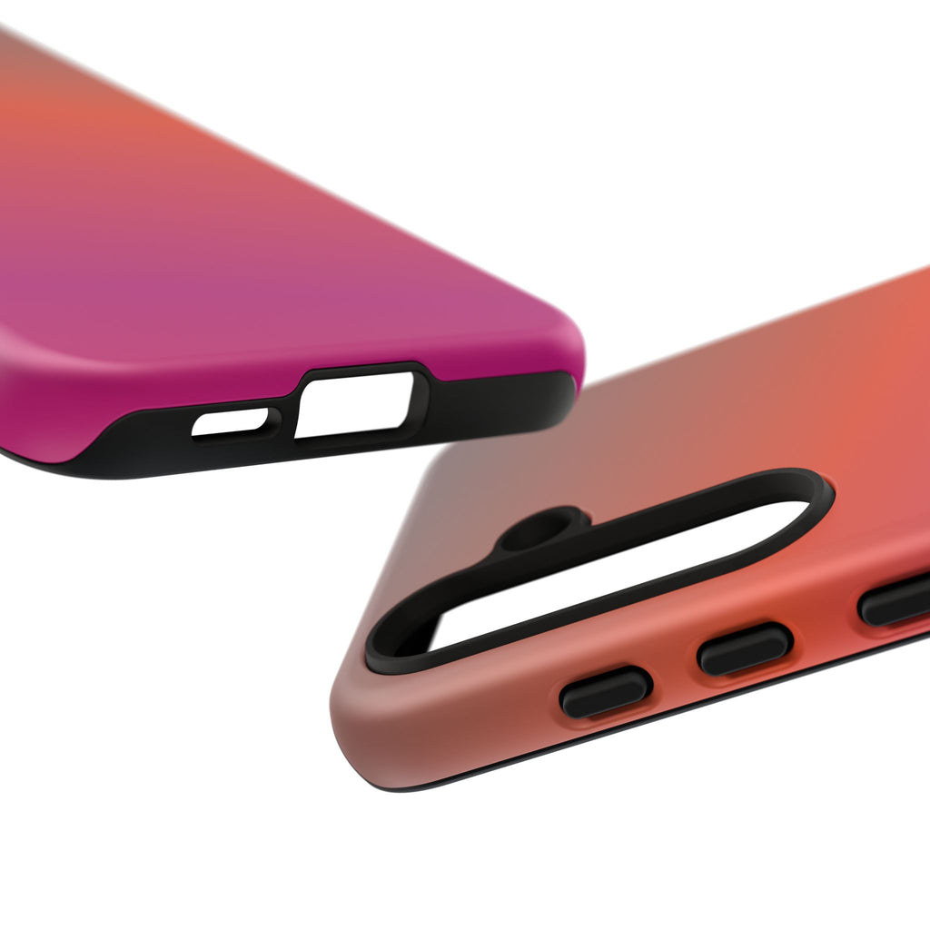 Gradient Phone Case, Custom Tough Case, Durable Phone Accessory, Vibrant Design, Gift for Tech Lovers, Birthday and Holiday Present