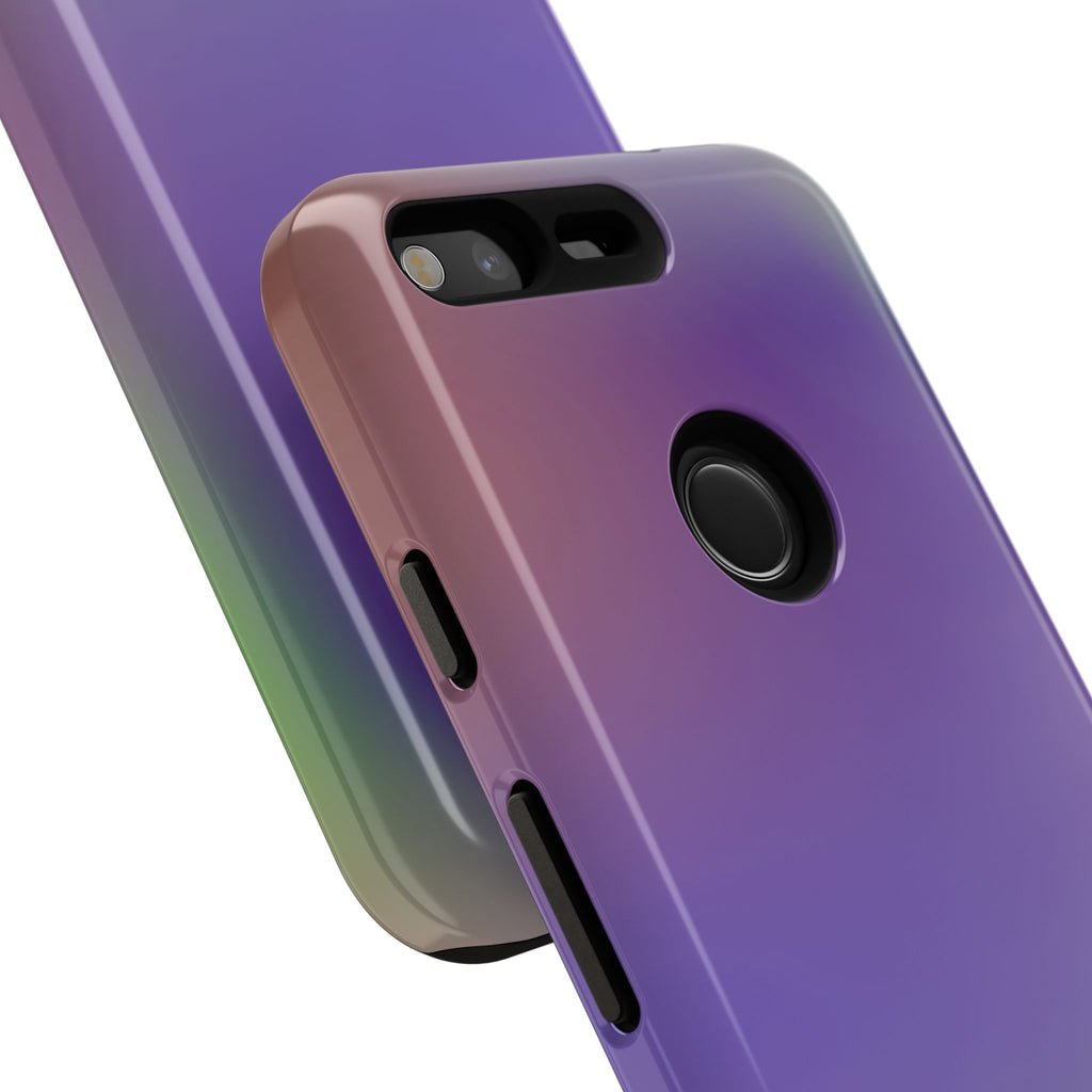 Colorful Phone Case, Tough Phone Cover, Gradient Design Case, Stylish Mobile Accessories, Unique Gift for Her