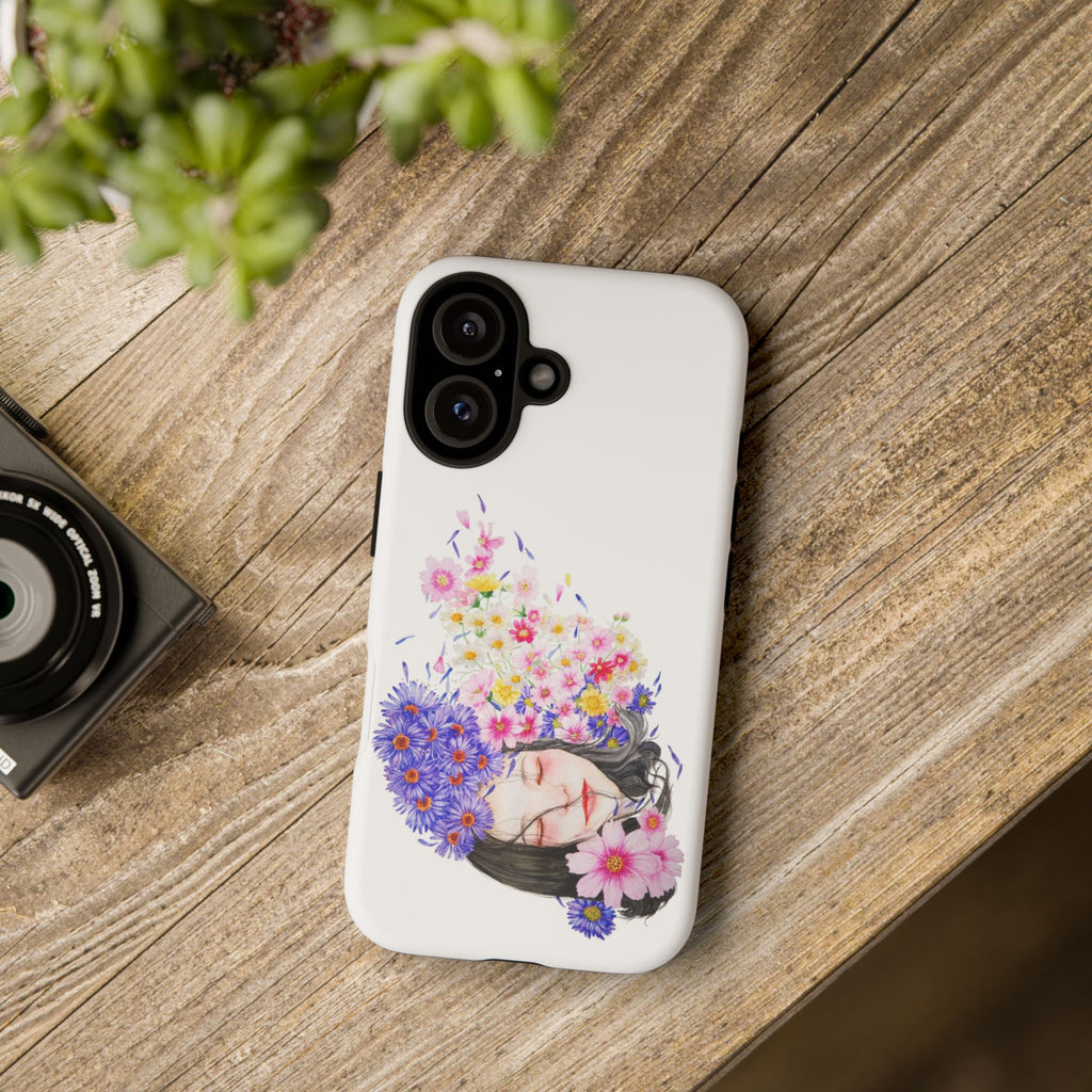 Floral Phone Case | Tough Cases | Cute Floral Design, Gift for Her, Spring Accessory, Mother's Day Gift, Stylish Protection