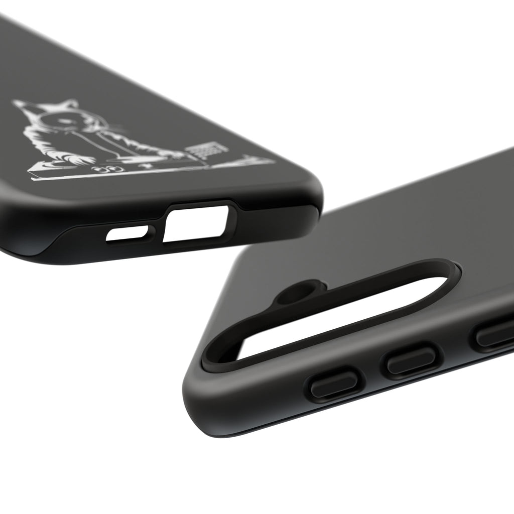 Cat DJ Phone Case | Stylish Tough Cases for Music Lovers, Gift for Cat Owners, Unique Phone Accessory, Cool Tech Gear