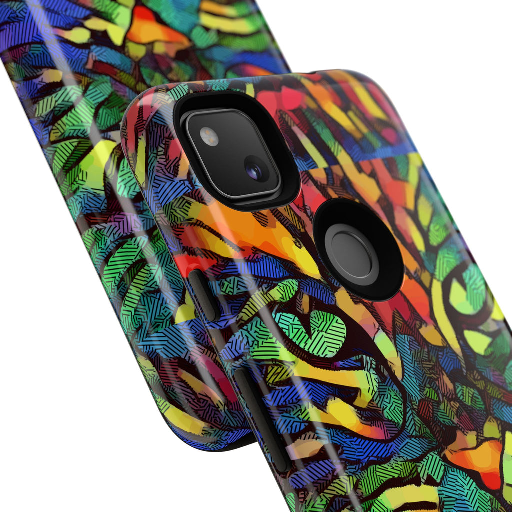 Colorful Phone Cases for Vibrant Style - Tough Cases, Unique Gifts, Animal Print, Artistic Design, Phone Accessories, Eco-Friendly
