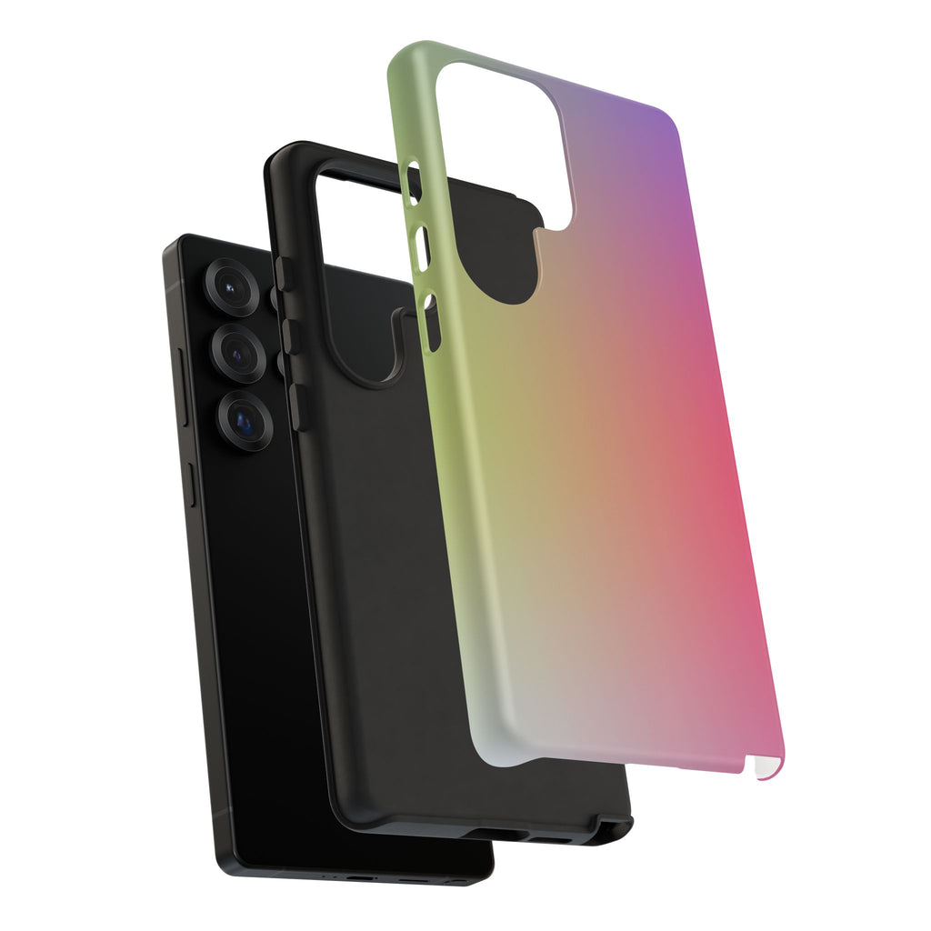 Gradient Phone Case, Tough Cases, Colorful Tech Accessory, Modern Phone Protection, Trendy Gift for Friends, Birthday, Holidays